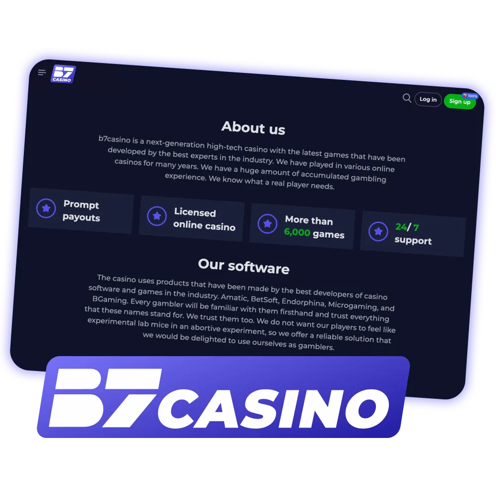 Discover what makes B7 Casino great.