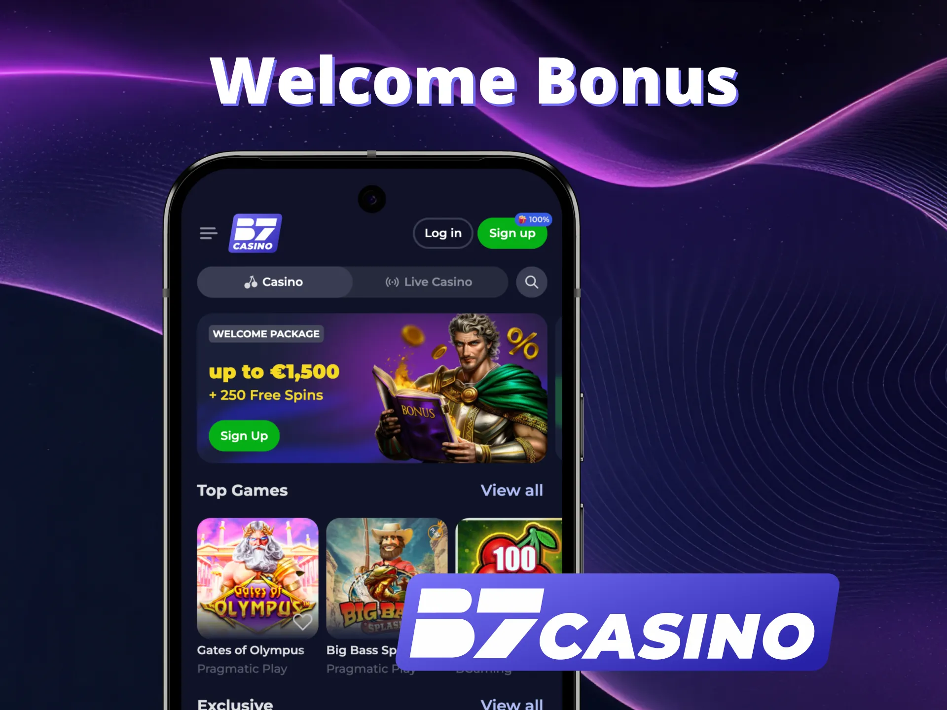 Claim your B7 Casino welcome bonus today.