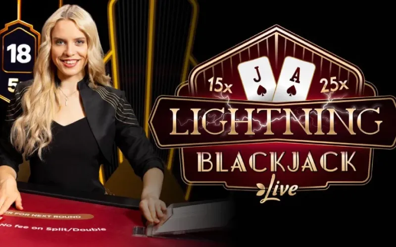 Lightning Blackjack thrills and wins B7 Casino.
