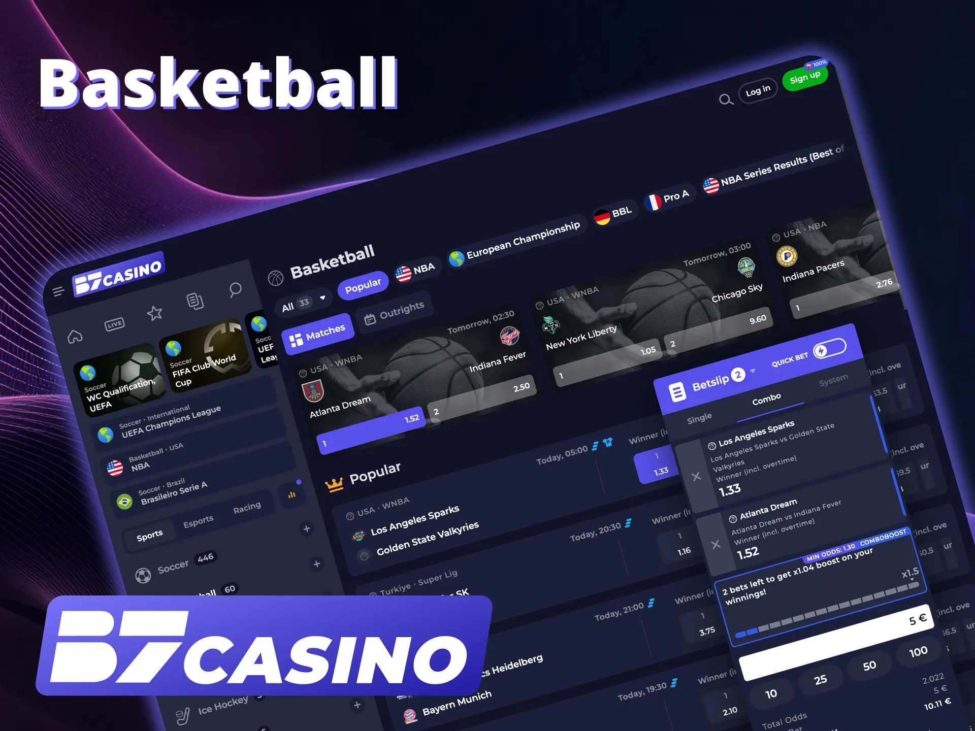 Basketball bets bring fast wins B7 Casino.