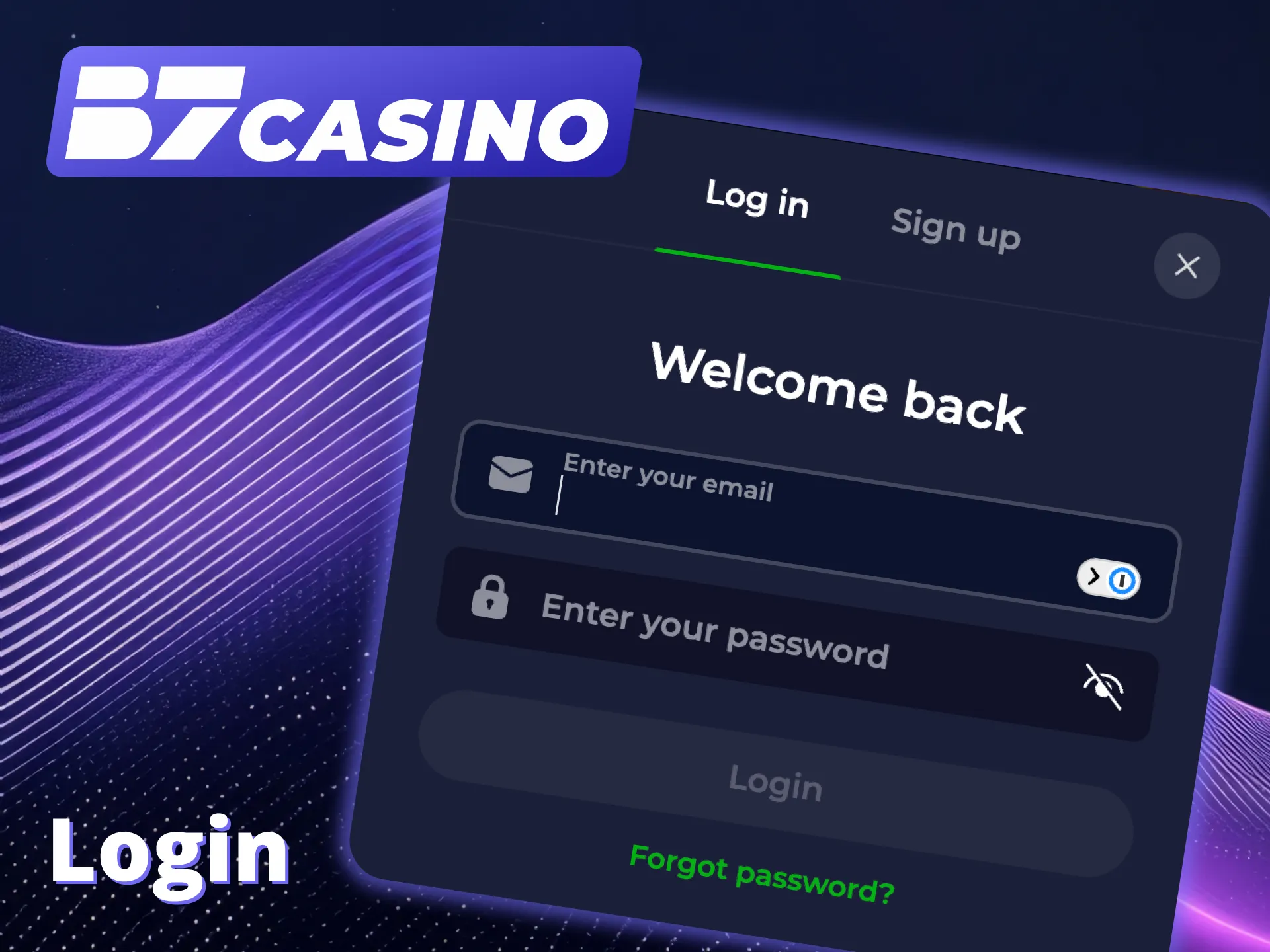 Log in and hit your first jackpot B7 Casino.