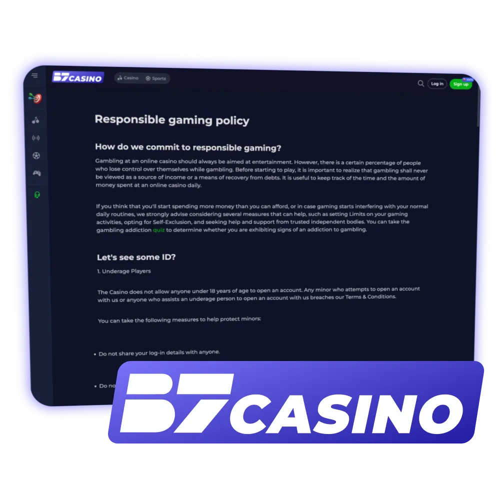 Play smart with B7 Casino guidance.